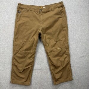 Carhartt Pants Mens 42x25* Brown Full Swing Quick Duck Cryder Relaxed Fit Canvas